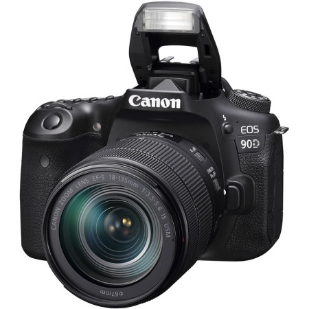 Canon EOS 90D DSLR con lente 18-135 mm USM+ estuche Canon EOS 90D DSLR con lente 18-135 mm USM+ estuche