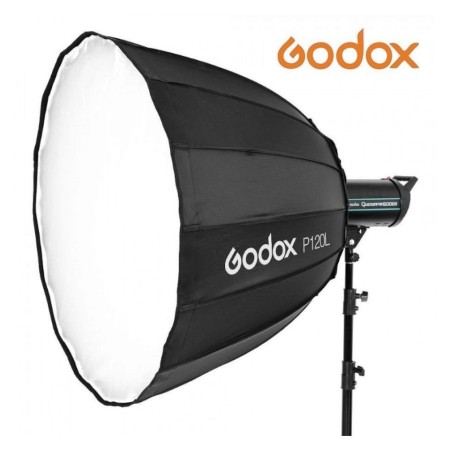 Sofbox Parabólico GODOX PL120 CM montura bownes armado semirapido Sofbox Parabólico GODOX PL120 CM montura bownes armado semirapido