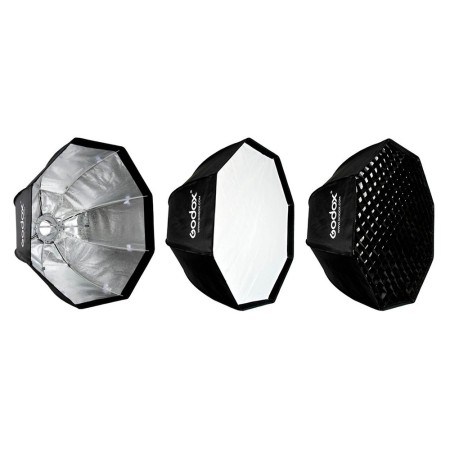 softbox octogonal  GODOX SB-UE95 95cm armado rápido montura bowens con grilla softbox octogonal  GODOX SB-UE95 95cm armado rápido montura bowens con grilla