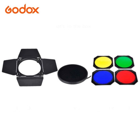 Bardoor  BD-04 GODOX (para montura bowens incluye grilla ,aletas y 4 gel de colores) Bardoor  BD-04 GODOX (para montura bowens incluye grilla ,aletas y 4 gel de colores)