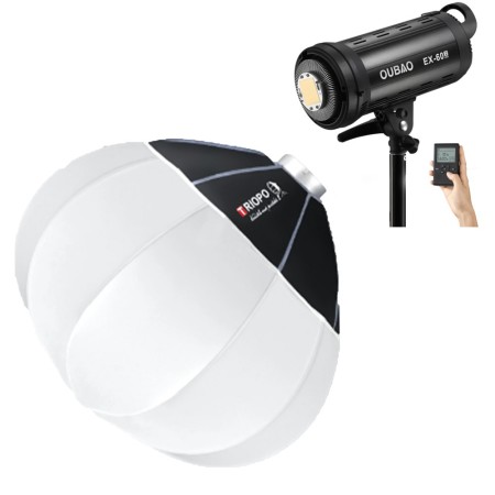 lantern sofbox TRIOPO 85cm  (para luz continua montura bowens) lantern sofbox TRIOPO 85cm  (para luz continua montura bowens)